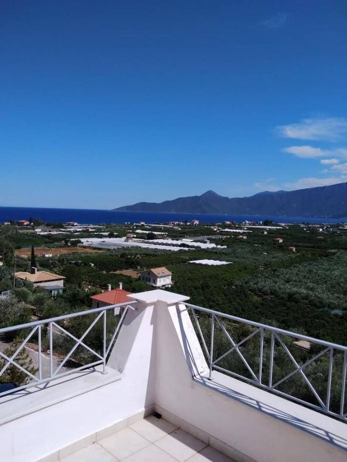 West Red Rock And View Leonidio Maisonette Studio Dış mekan fotoğraf